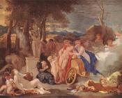 塞巴斯蒂安 波尔东 : Bacchus and Ceres with Nymphs and Satyrs